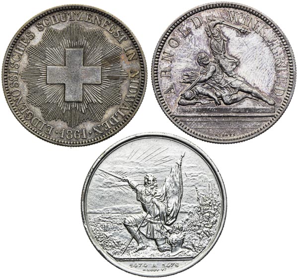 5 Francs (3 pcs) - back