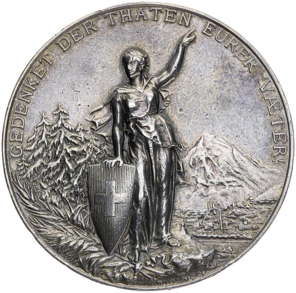 Silver medal 1892 - front
