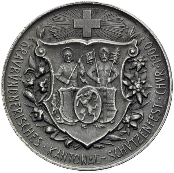 Silver medal 1900 - front