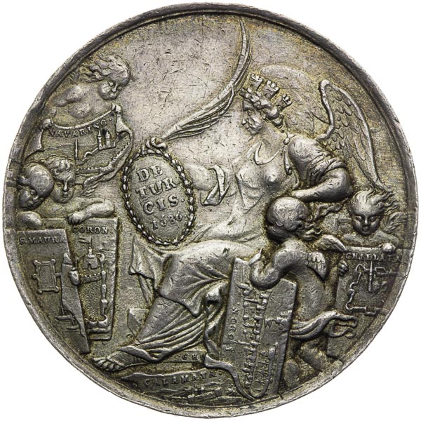 Silver medal 1686 - front