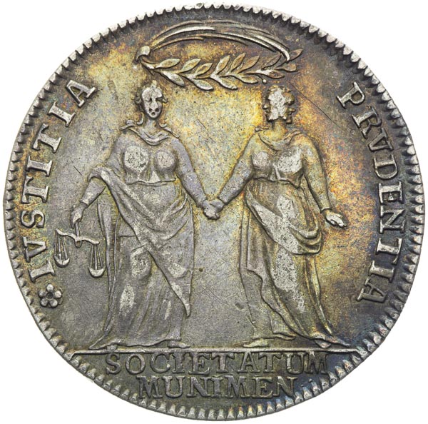 Silver medal 1770 - front