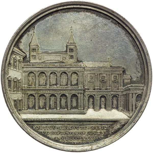 Silver medal 1884 - back