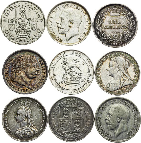Coins (9 pcs) - front