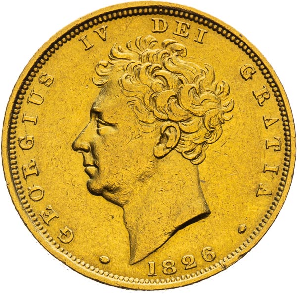 Sovereign 1826 - front