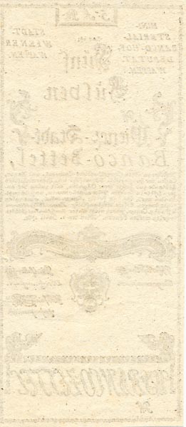 5 Gulden 1762 - back