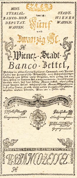 25 Gulden 1762 - front