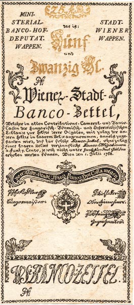 25 Gulden 1762 - front