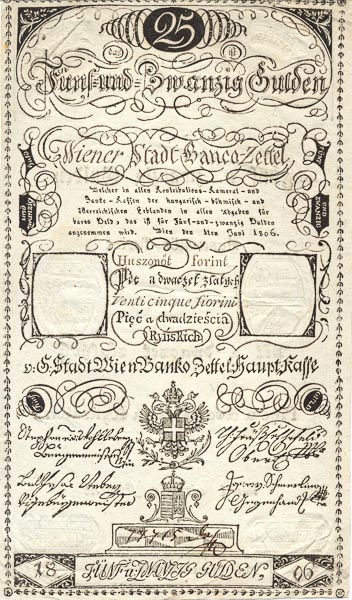 25 Gulden 1806 - front