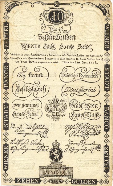 10 Gulden 1806 - front