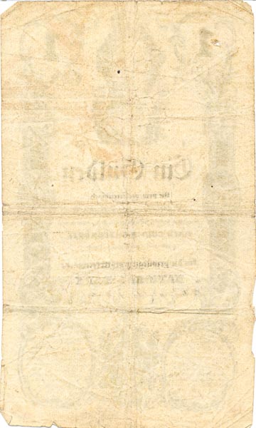 Gulden 1848 J - back