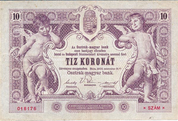 10 Corona 1900 s. 1355 - back