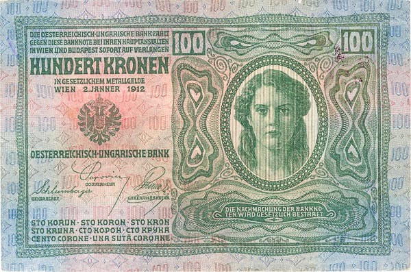 100 K 1912/1919 s. 1893 (kolek ČSR) - avers