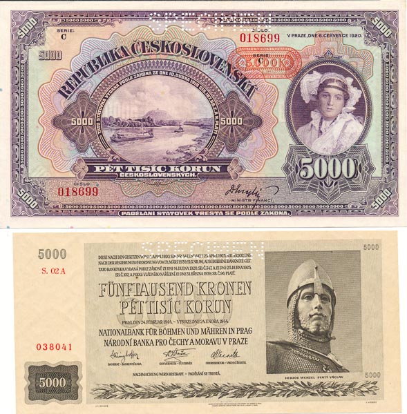 Lot bankovek (4 ks) - revers