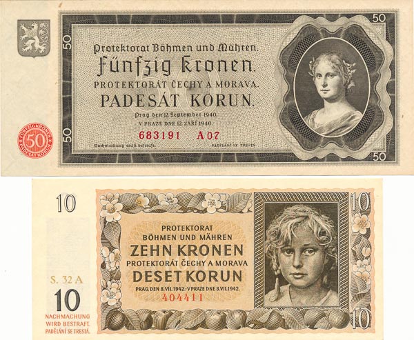 Lot bankovek (2 ks) - avers