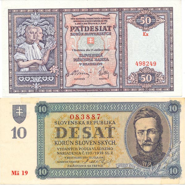 Lot of banknotes (2 pcs) - front