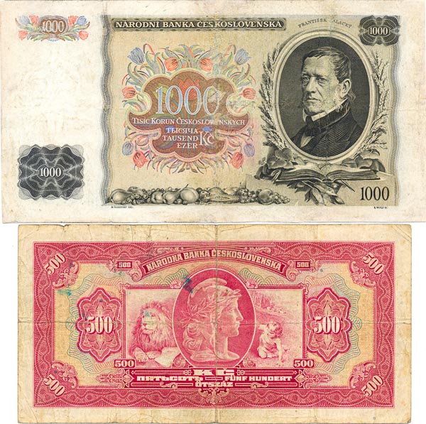 Lot of banknotes (2 pcs) - back