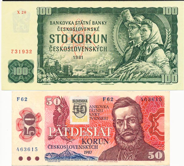 Lot of banknotes (2 pcs) - front