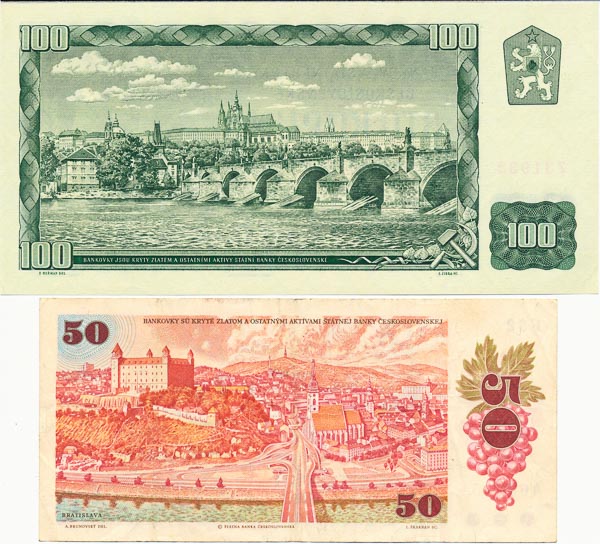 Lot of banknotes (2 pcs) - back