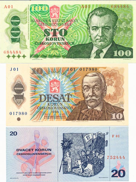 Lot of banknotes (3 pcs) - front