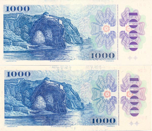 Lot of banknotes (2 pcs) - back