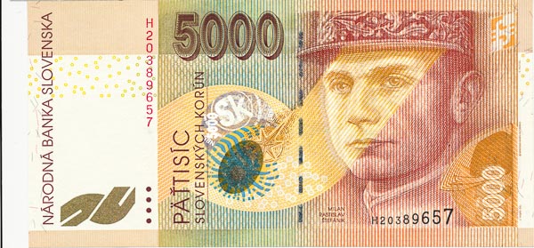 5000 Koruna 2003 H - front