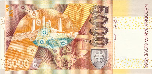 5000 Koruna 2003 H - back