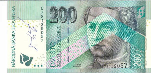 200 Koruna 2006 E - front