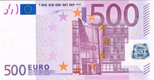 500 Euro 2002 T - avers