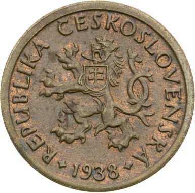 10 Haléř 1938 - revers