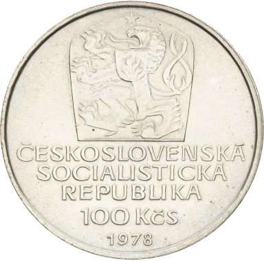 100 Kčs 1978 - Karel IV. - reverz