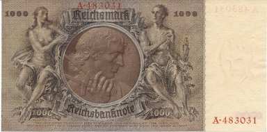 1000 RM 1936 s. A - reverz