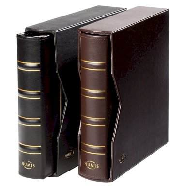 NUMIS CLASSIC leather ring binder (incl. slipcase)