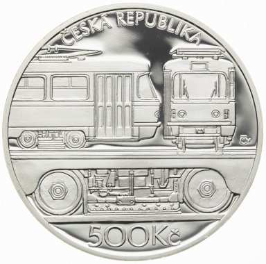 500 Kč 2024 - Tramvaj ČKD Tatra T3 (proof) - reverz