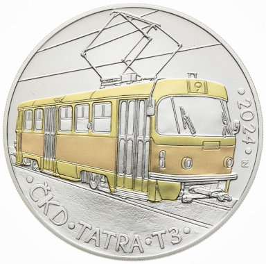 500 Koruna 2024 - Tram ČKD Tatra T3 (BK) - front