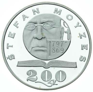 200 Koruna 1997 - Štefan Moyzes (proof) - front