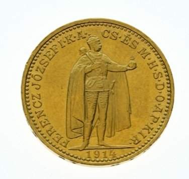 20 Koruna 1914 KB - avers