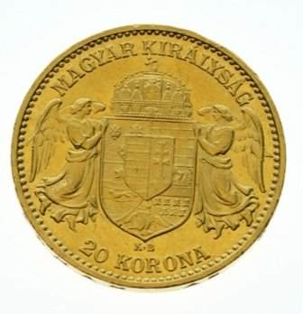20 Koruna 1914 KB - revers