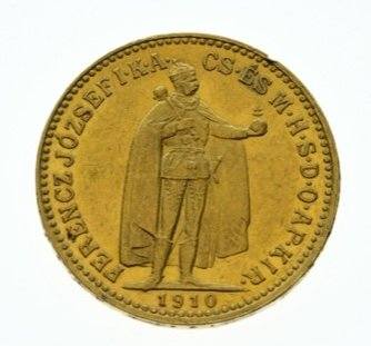 10 Koruna 1910 KB - averz