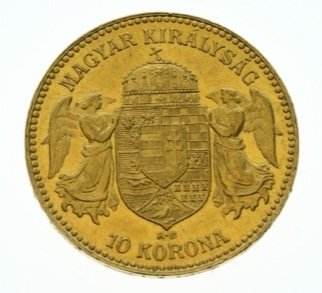 10 Koruna 1910 KB - reverz