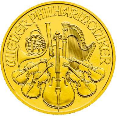 Gold coin Philharmoniker - 1/4 ounce - front