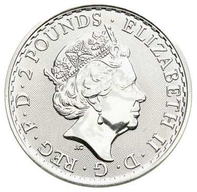 Investment silver Britannia - 1 ounce - front