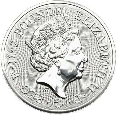 Investment silver - Year of the dog (United Kingdom) - 1 ounce - back