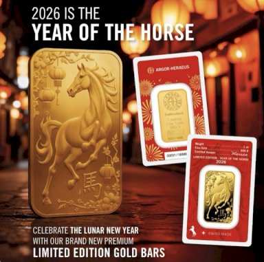 Argor-Heraeus Investment Gold Bars – Year of the Horse 2026