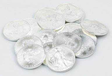 Silver investment coin American Eagle 1 Oz (Price 20pcs with VAT) - front