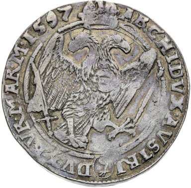 Thaler 1597 - back