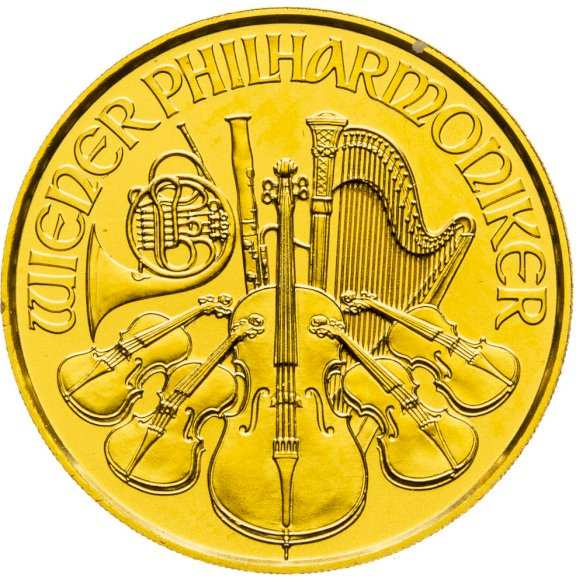 Investment gold coins Philharmoniker - 10 ounce