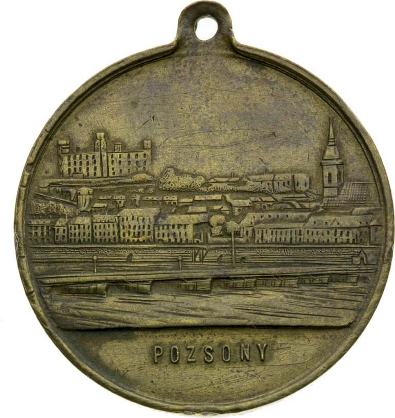 Medaila 1880 - Hasiči v Bratislave