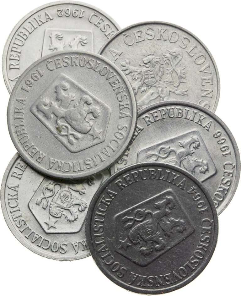 Lot of 10 Heller coins (6pcs)