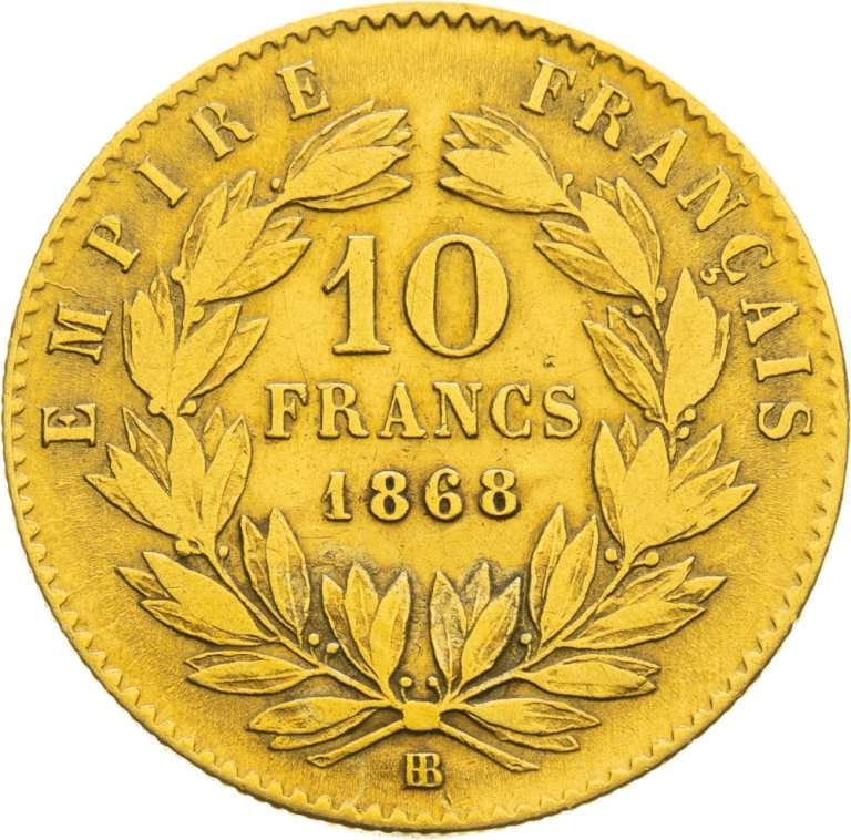 10 Francs 1868 BB