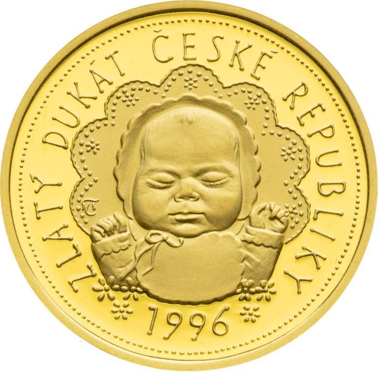 Medaila - 1996 Dukát Narodenie Dieťaťa